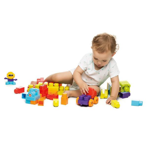 Imagem de Brinquedo Blocos de Montar 68 Peças Tateti Super Blocks