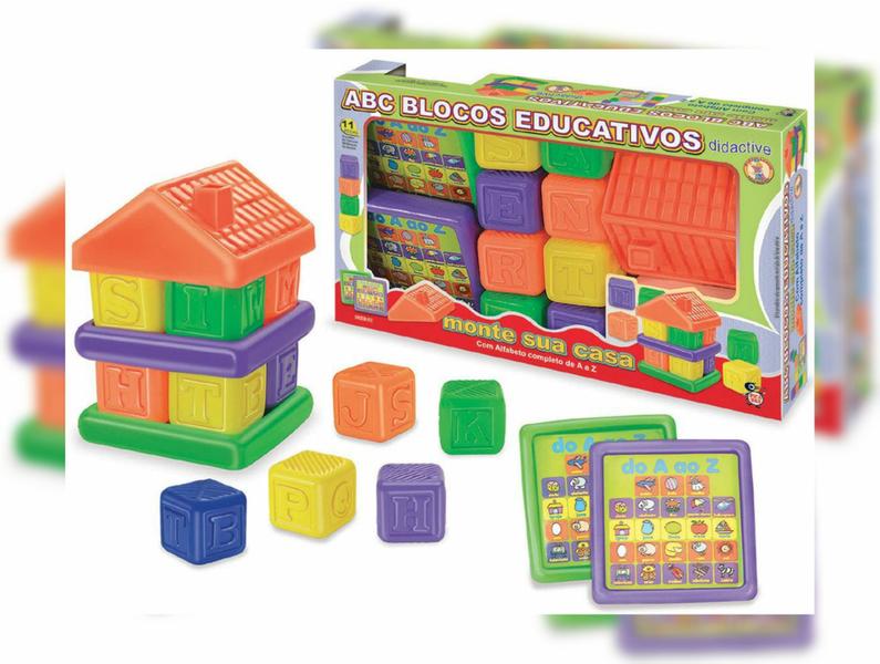 Imagem de Brinquedo Blocos Educativos