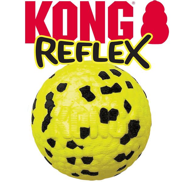 Imagem de Brinquedo Bola Cães Kong Reflex Ball Grande Refletiva Pet