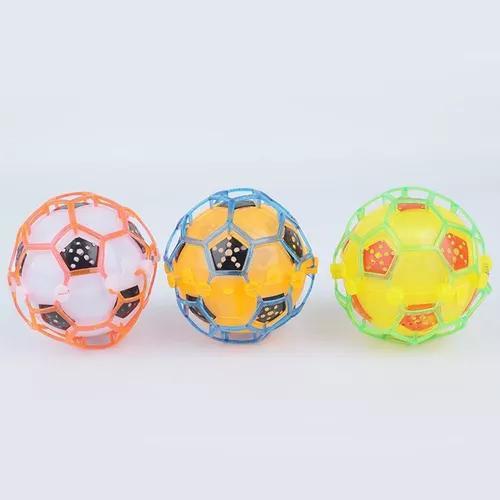 Imagem de Brinquedo Bola Maluca Infantil Som Luz Led Baby Pula e Vibra