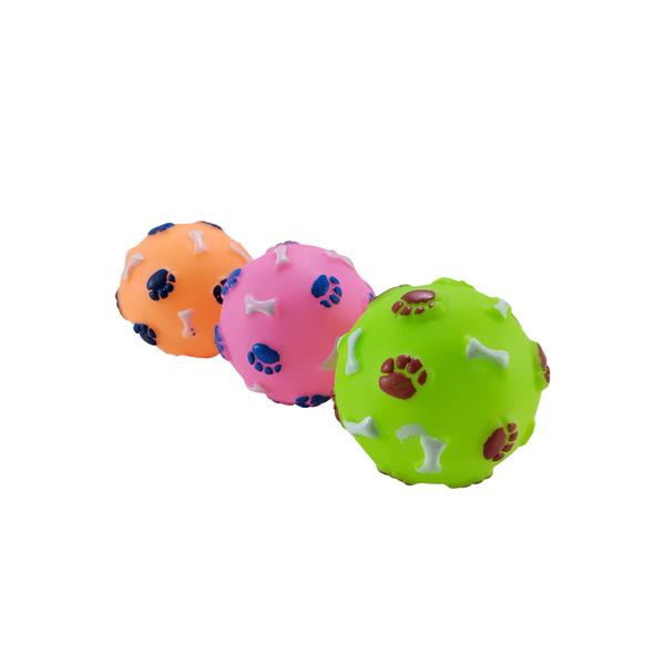 Imagem de Brinquedo Bola Patinha Cores Sortidas 7cm - Napi