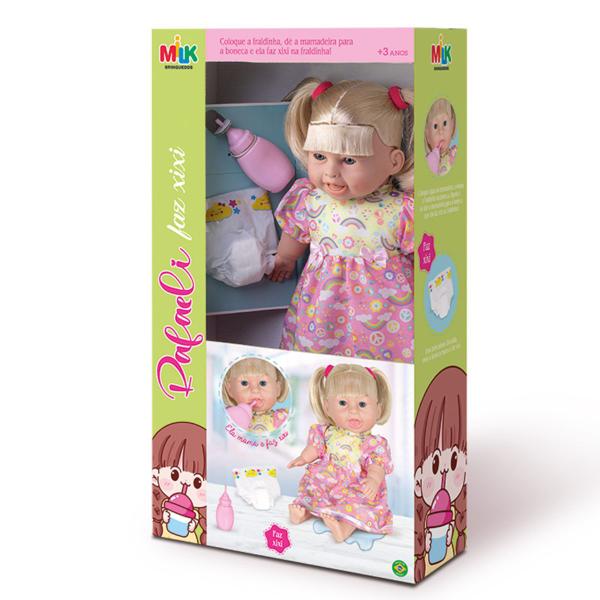 Imagem de Brinquedo Boneca Baby Rafaeli Faz Xixi de Verdade Milk 660