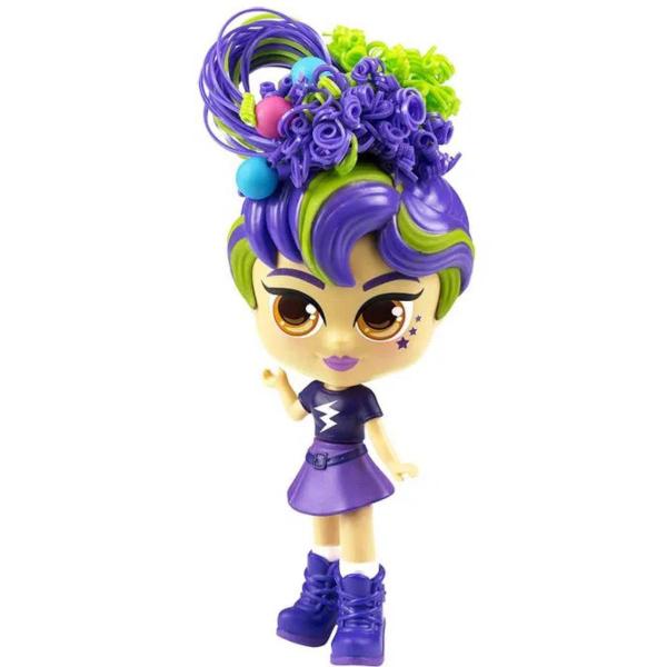 Imagem de Brinquedo Boneca Curli Girls Sortida Faz Cabelo Cachos Liso