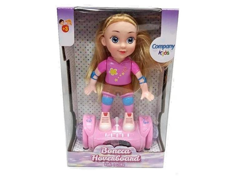 Imagem de Brinquedo Boneca Doll No Overboard Car Com Luz Led Girando Musical