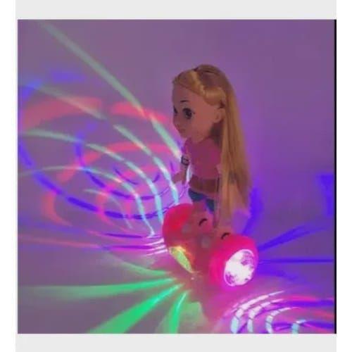 Imagem de Brinquedo Boneca Doll No Overboard Car Com Luz Led Girando Musical