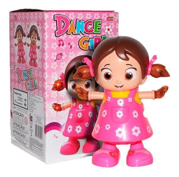 Imagem de Brinquedo Boneca Musical Canta E Dança Acende Luz Dançarina