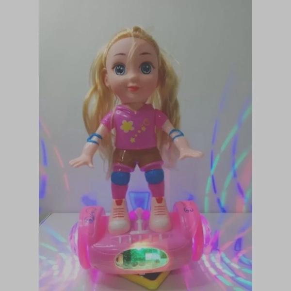 Imagem de Brinquedo Boneca Overboard Com luz e Som Bate e Volta.