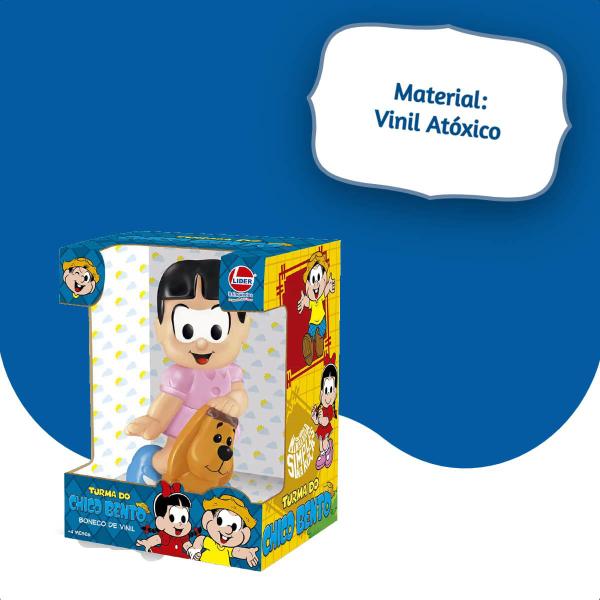 Imagem de Brinquedo Boneca Rosinha Turma da Mônica Lider Brinquedos +4 Meses Vinil Atóxico - 3027