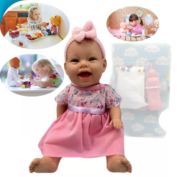Brinquedo Boneca Titi Papinha De Pelúcia Presente De Aniversário - Zonne Imagem de Brinquedo Boneca Titi Papinha De Pelúcia Presente De Aniversário