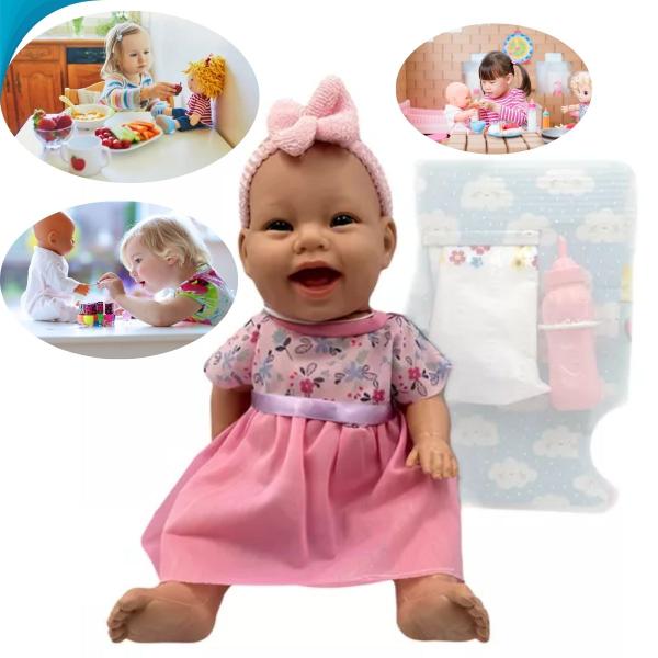 Imagem de Brinquedo Boneca Titi Papinha Para Sua Filha Ideal Para Presente