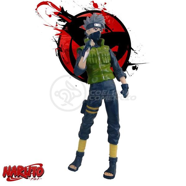 Imagem de Brinquedo Boneco Action Figure Kakashi Hatake Sharingan 18Cm