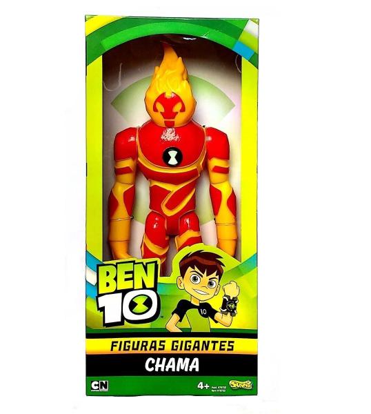 Imagem de Brinquedo Boneco Ben 10 Chama Grande 30cm Sunny 1753