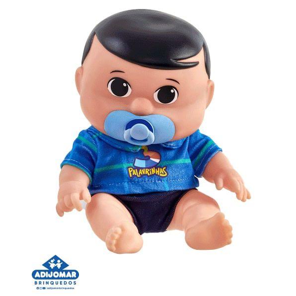 Imagem de Brinquedo Boneco De Vinil 3 Palavrinhas Linha Baby Miguel Adijomar