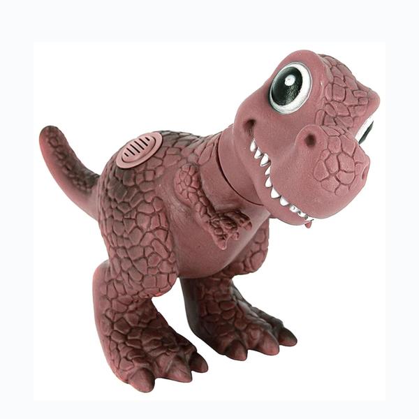 Imagem de Brinquedo Boneco Dino World Babys T Rex com 3 Mini Dinossaurinhos Emite Som 16cm com Pilhas Já Inclusas Cotiplas - 2338