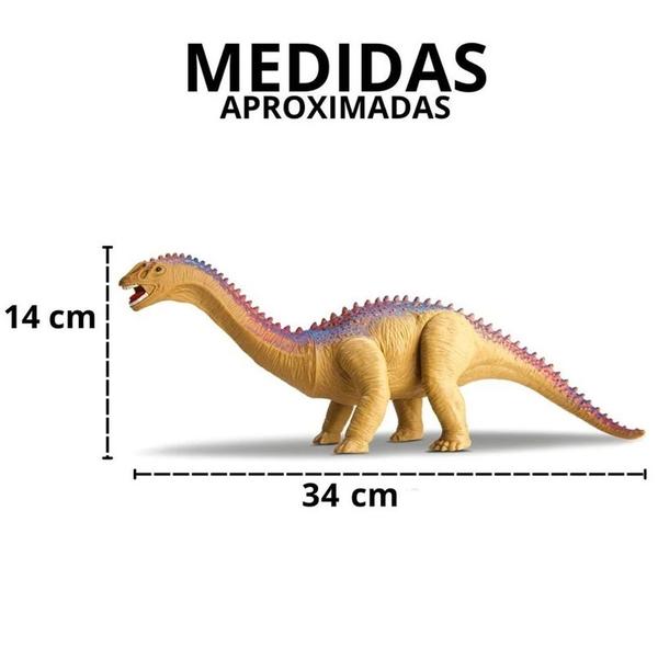 Imagem de Brinquedo Boneco Dinossauro Barapassauro 34cm Vinil Realista