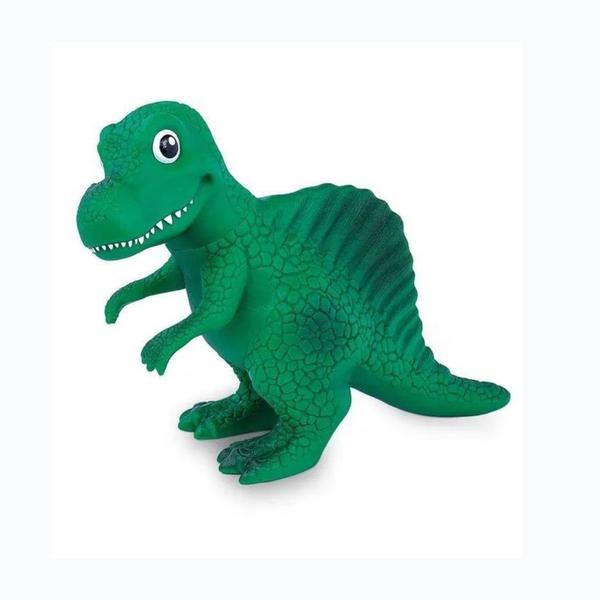 Imagem de Brinquedo Boneco Dinossauro World Babys Espinossauro em Plástico Vinil com Som de Dinossauro 19,5cm Verde Cotiplas 2339