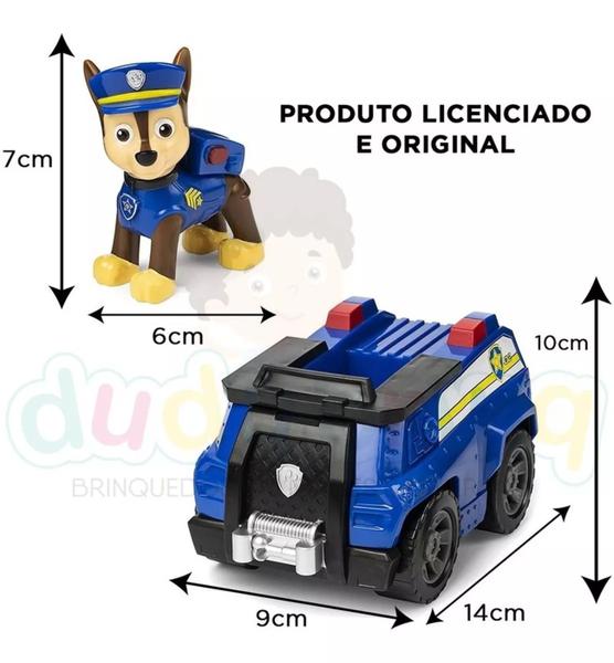 Imagem de Brinquedo Boneco Figura Chase Com Carrinho Da Patrulha Canina