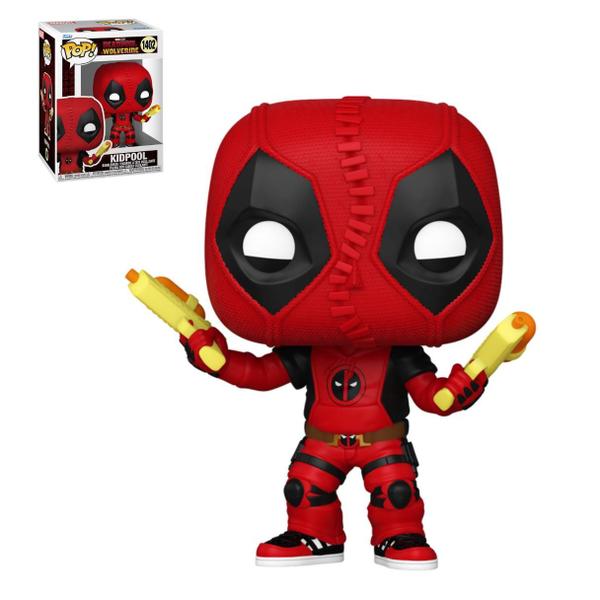 Imagem de Brinquedo Boneco Figura de Ação Colecionável Marvel Funko Pop Deadpool e Wolverine Kidpool Vinil 1400 Lançamento Original