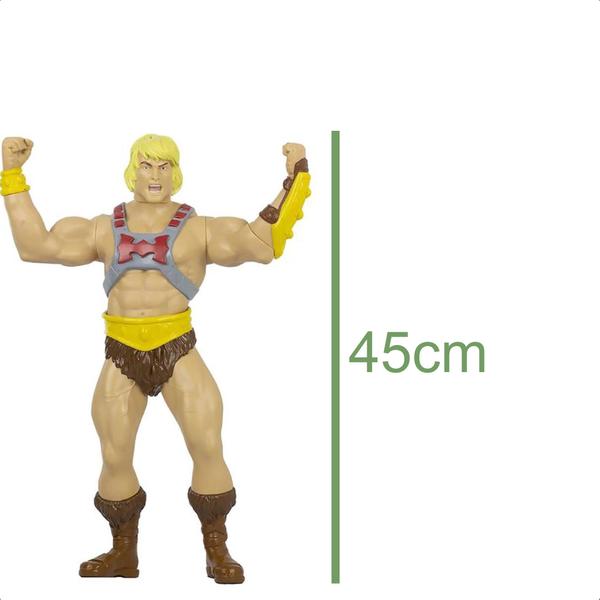 Imagem de Brinquedo Boneco He-Man Master Of The Universe Revelation 45Cm Articulado Detalhes Fiéis +De 3 Anos Mimo Toys - 0980