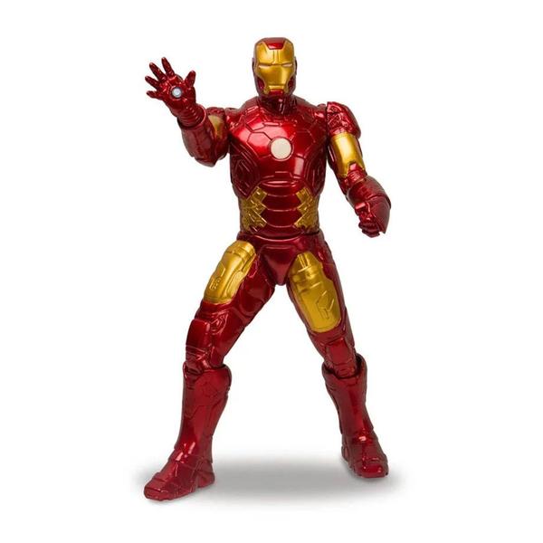 Imagem de Brinquedo Boneco Homem De Ferro Gigante 45cm Articulado +3 anos Avengers Revolution Plástico Resistente Mimo - 0515