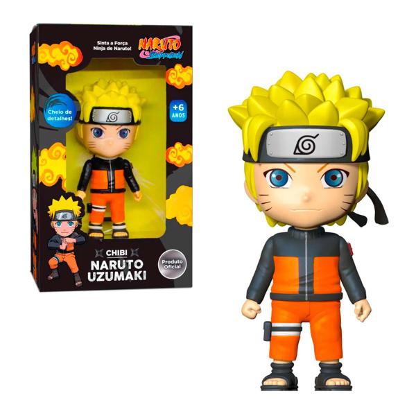 Imagem de Brinquedo Boneco Naruto Chibi 14CM - Naruto Shippuden