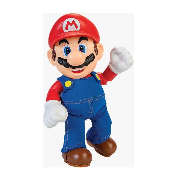 Brinquedo Boneco Super Mario Articulado Com Sons e Falas - Candide Imagem de Brinquedo Boneco Super Mario Articulado Com Sons e Falas