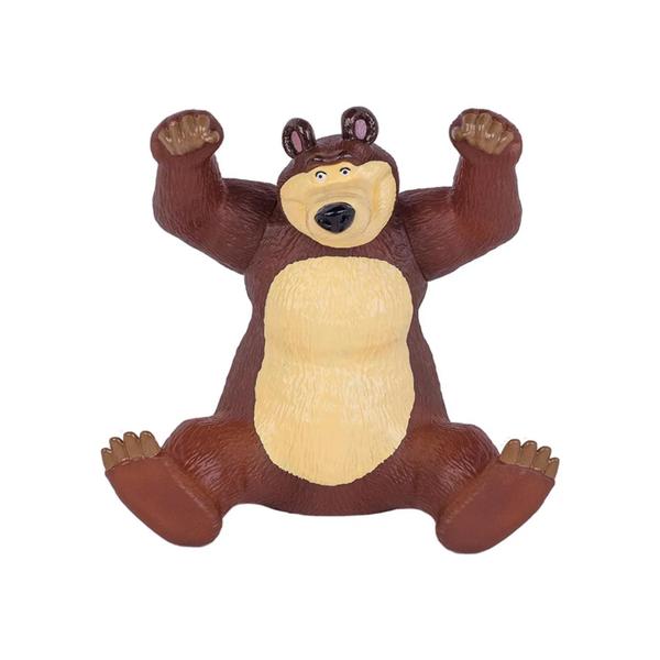 Imagem de Brinquedo Boneco Urso da Masha em Plástico Vinil 18 cm Serve como Suporte para Celular Cotiplas - 2466