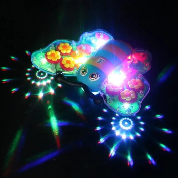 Imagem de Brinquedo borboleta engrenagem colorida com som e luz