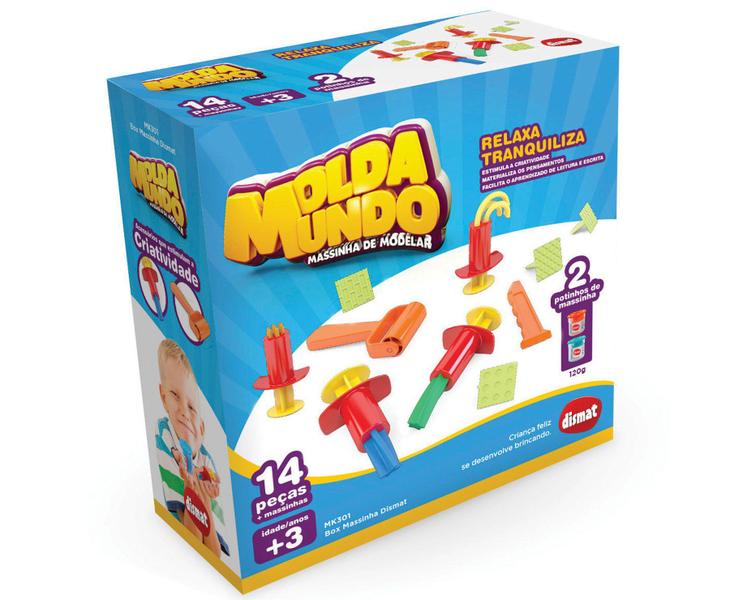 Imagem de Brinquedo Box Massinha modelar Dismat MK 301