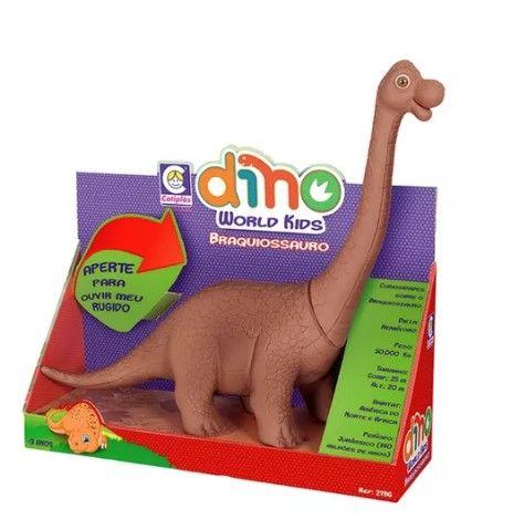 Imagem de Brinquedo braquiossauro dino world kids  