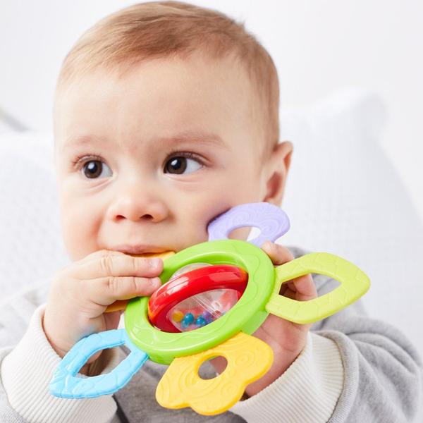 Brinquedo Buba Chocalho com Mordedor (4M+) Imagem de Brinquedo Buba Chocalho com Mordedor (4M+)