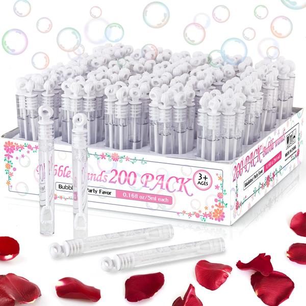 Imagem de Brinquedo Bubble Stick Uzoxlsn, pacote com 200, mini branco para festa