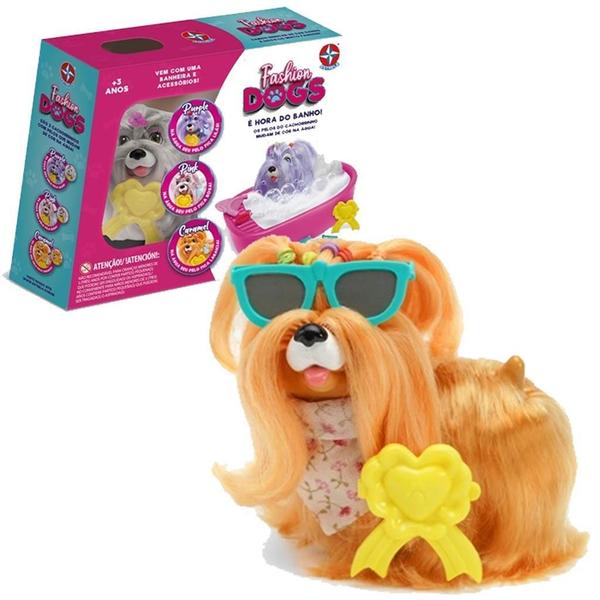 Imagem de Brinquedo Cachorro Caramelo Acessórios Fashion Dogs Caramel