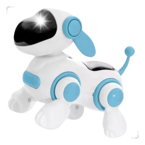 Imagem de Brinquedo Cachorro Robô Face Digital Com Luz Música Visão Tato Audição Brincar