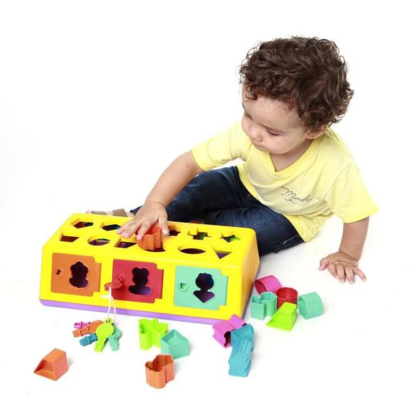 Imagem de Brinquedo Caixa Encaixa Estrela Baby