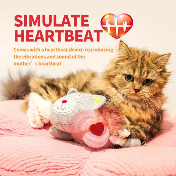 Brinquedo calmante para gatos, ALL FOR PAWS AFP Heartbeat Stuffed Plush Imagem de Brinquedo calmante para gatos, ALL FOR PAWS AFP Heartbeat Stuffed Plush