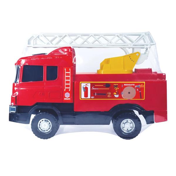 Brinquedo Caminhão De Bombeiro Infantil - Apolo - Apolo Brinquedos Imagem de Brinquedo Caminhão De Bombeiro Infantil - Apolo