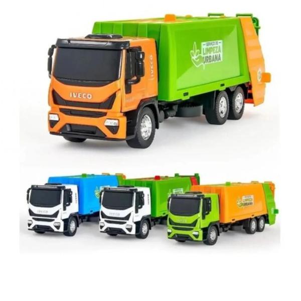 Imagem de Brinquedo Caminhão De Lixo Iveco Tector Coletor