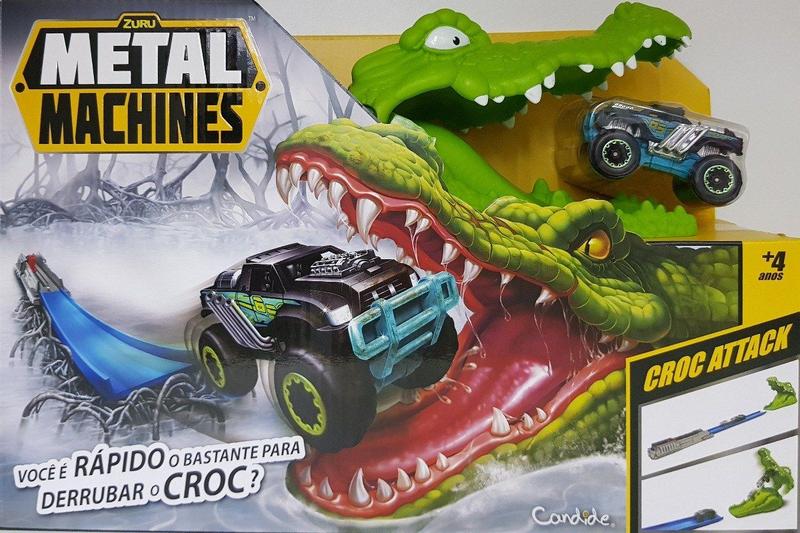 Imagem de Brinquedo Candide Pista Metal Machines Croc Attack 8704