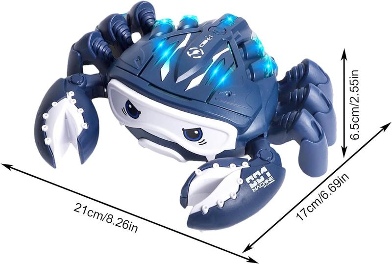 Brinquedo Caranguejo Andante Elétrico Spray Fumaça Com Luz Música Bate E Volta - Toy King Imagem de Brinquedo Caranguejo Andante Elétrico Spray Fumaça Com Luz Música Bate E Volta
