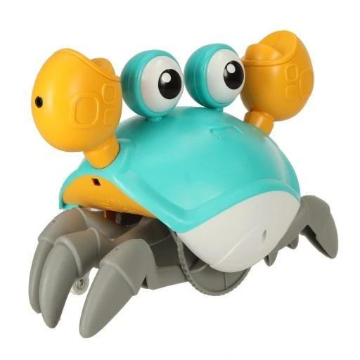 Imagem de Brinquedo Caranguejo Fujão Anda Interativo Crab Sons