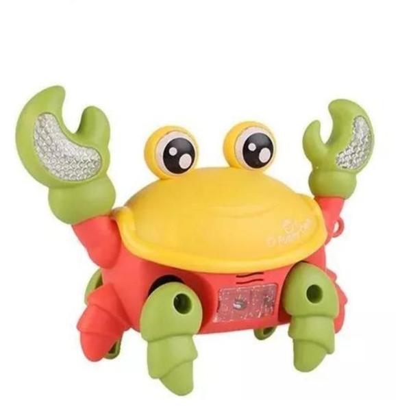 Brinquedo Caranguejo Fujão Musical Som Luz E Movimento - Toy king Imagem de Brinquedo Caranguejo Fujão Musical Som Luz E Movimento