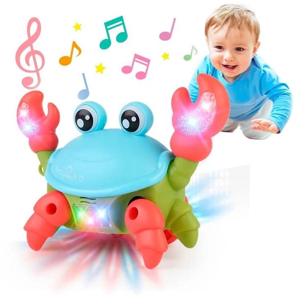 Brinquedo Caranguejo Fujão Musical Som Luz E Movimento - Toy king Imagem de Brinquedo Caranguejo Fujão Musical Som Luz E Movimento
