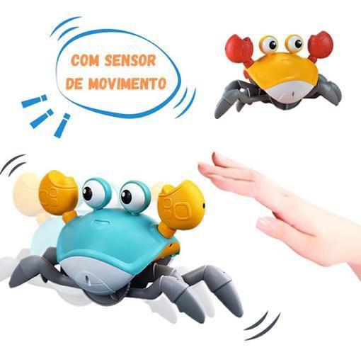 Imagem de Brinquedo Caranguejo Fujão Sensor e Som - K2 Imports