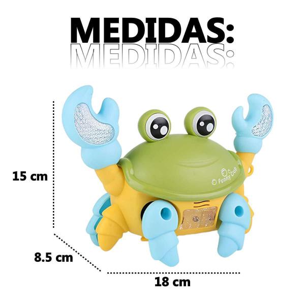 Brinquedo Caranguejo Siri Fujão Dançante Com Led E Musica - Company kids Imagem de Brinquedo Caranguejo Siri Fujão Dançante Com Led E Musica