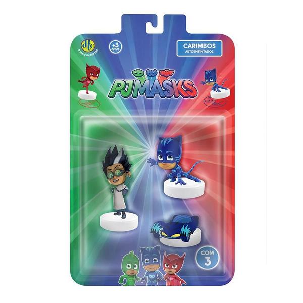 Imagem de Brinquedo Carimbo Pj Masks com 3 Personagens Sortidos 4463