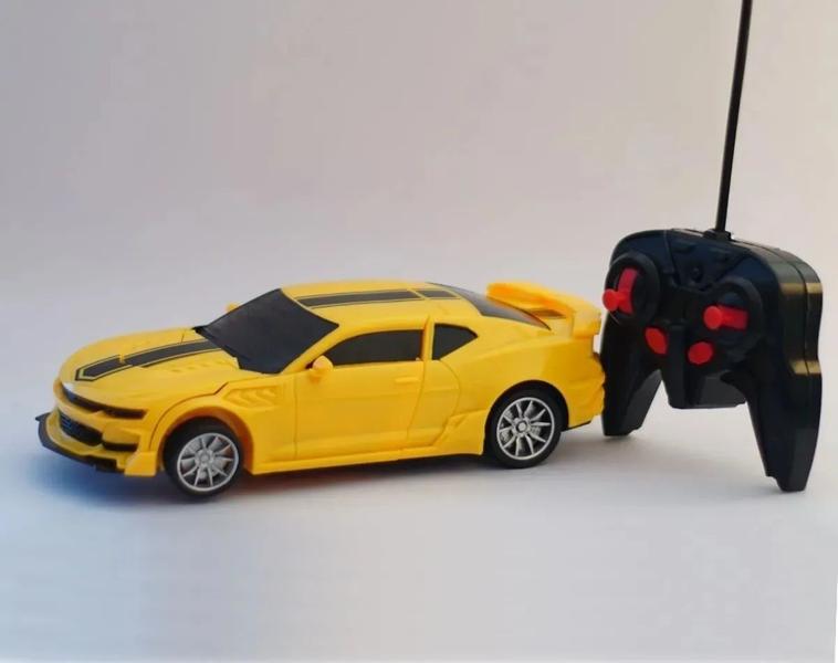 Imagem de Brinquedo Carrinho Camaro De Controle Remoto Transformers Robo.(Amarelo)