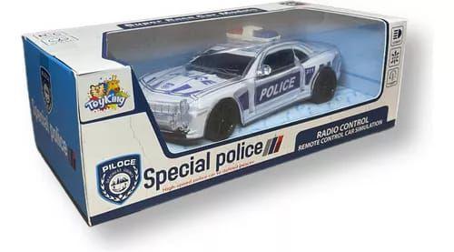 Imagem de Brinquedo Carrinho Camaro de policia com controle remoto com  Luz