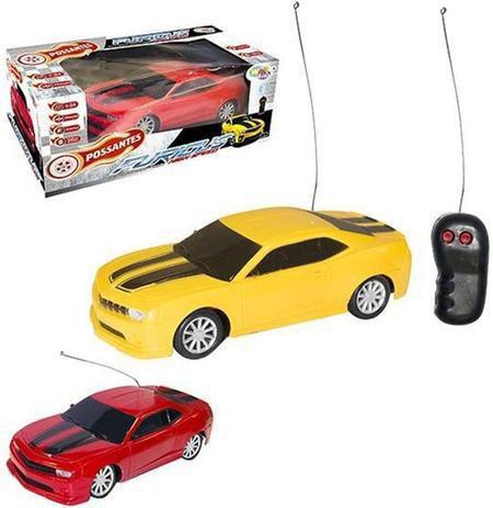 Imagem de Brinquedo Carrinho Controle Remoto Camaro Possante Vermelho