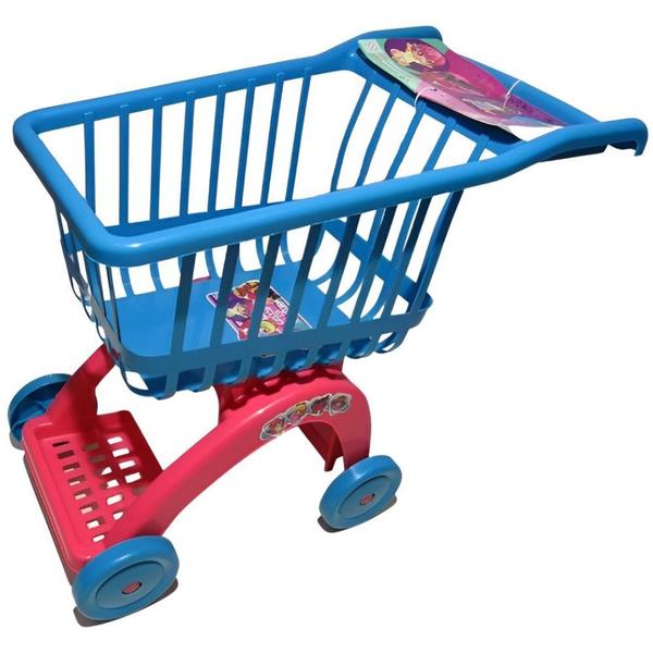 Imagem de Brinquedo Carrinho De Compras Supermercado Brincadeira Infantil Faz De Conta